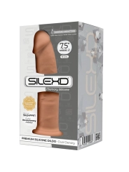 Modell 2 Realistischer Penis Premium Silexpan Silikon Karamell 19 cm von Silexd