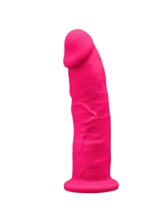 Model 2 Realistischer Penis Premium Silexpan Silikon Fuchsia 19 cm von Silexd