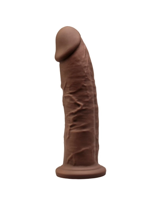 Modell 2 Realistischer Penis Premium Silexpan Silikon Braun 19 cm von Silexd