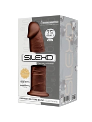 Modell 2 Realistischer Penis Premium Silexpan Silikon Braun 19 cm von Silexd