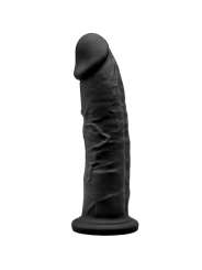 Modell 2 Realistischer Penis Premium Silexpan Silikon Schwarz 19 cm von Silexd