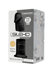 Modell 2 Realistischer Penis Premium Silexpan Silikon Schwarz 19 cm von Silexd