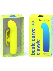 Bcute Curve Infinite Klassischer Wiederaufladbarer Silikonvibrator Gelb von B Swish