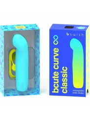 Bcute Curve Infinite Klassischer Wiederaufladbarer Vibrator aus Blauem Silikon von B Swish