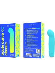 Bcute Curve Infinite Klassischer Wiederaufladbarer Vibrator aus Blauem Silikon von B Swish