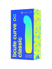 Bcute Curve Infinite Klassischer Wiederaufladbarer Vibrator aus Blauem Silikon von B Swish