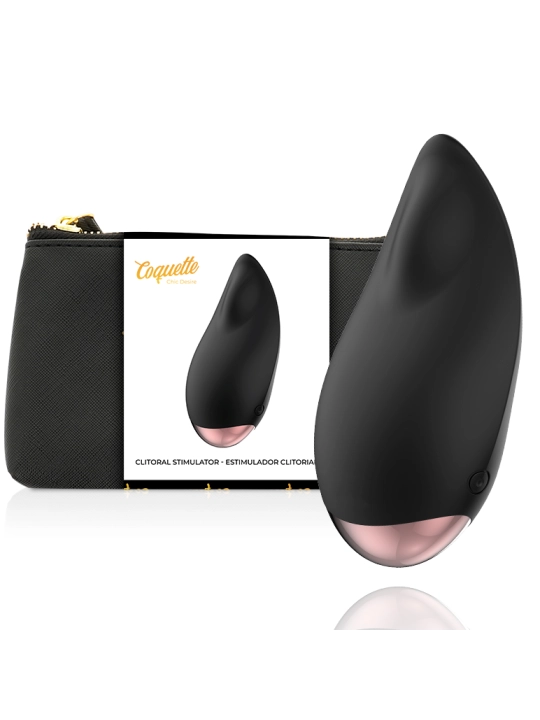 Klitorialstimulator Schwarz / Gold von Coquette Toys