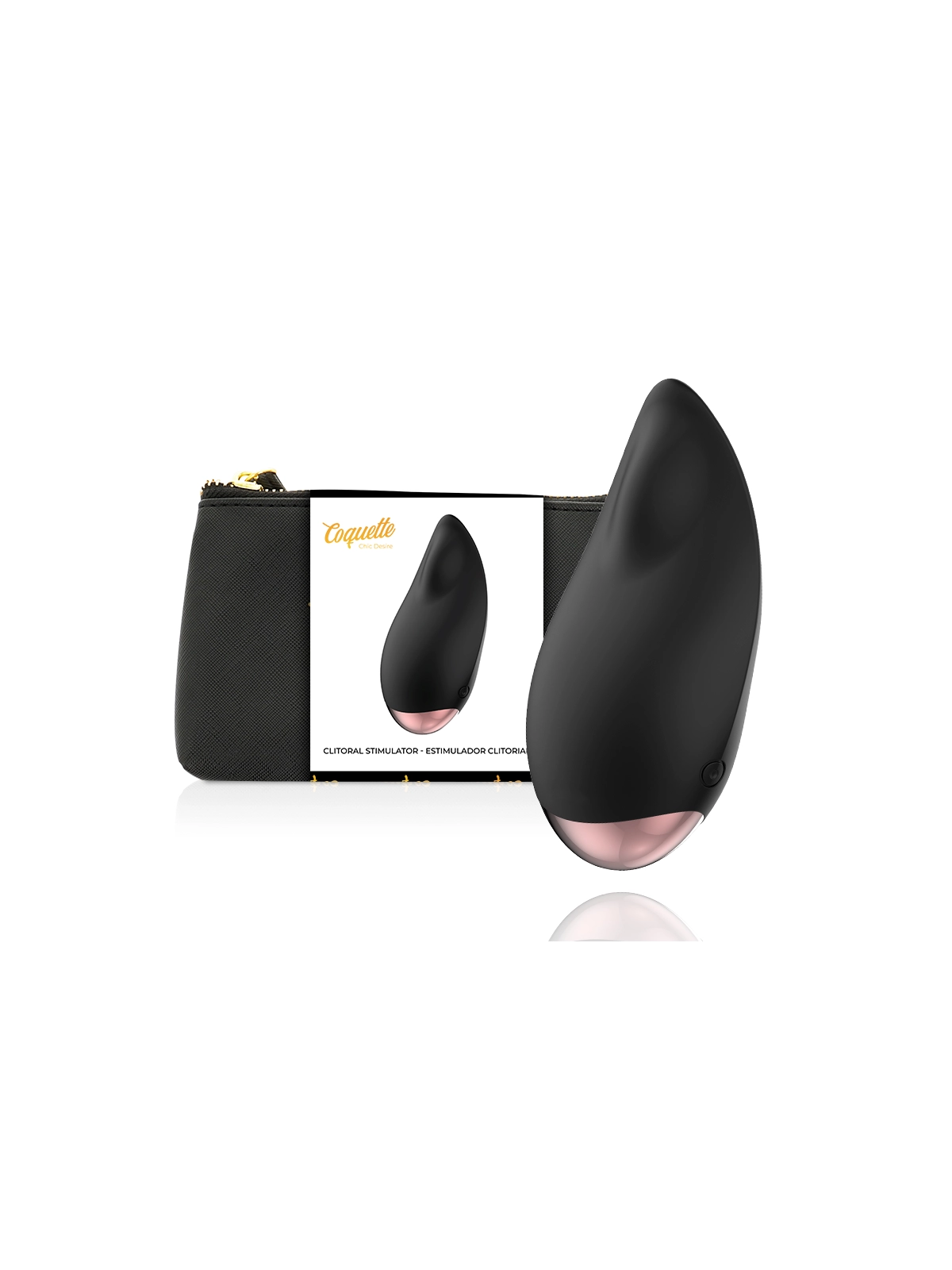 Klitorialstimulator Schwarz / Gold von Coquette Toys