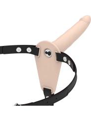 Fleisch-Silikon-Vibrator 15 cm von Fetish Submissive Harness