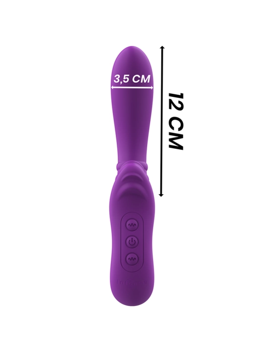 Harry Flexibler Vibrator mit Lila Zunge von Intense Fun