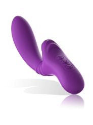 Harry Flexibler Vibrator mit Lila Zunge von Intense Fun