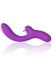 Harry Flexibler Vibrator mit Lila Zunge von Intense Fun