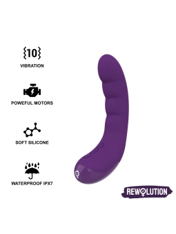 Rewocurvy wiederaufladbarer, flexibler Vibrator von Rewolution