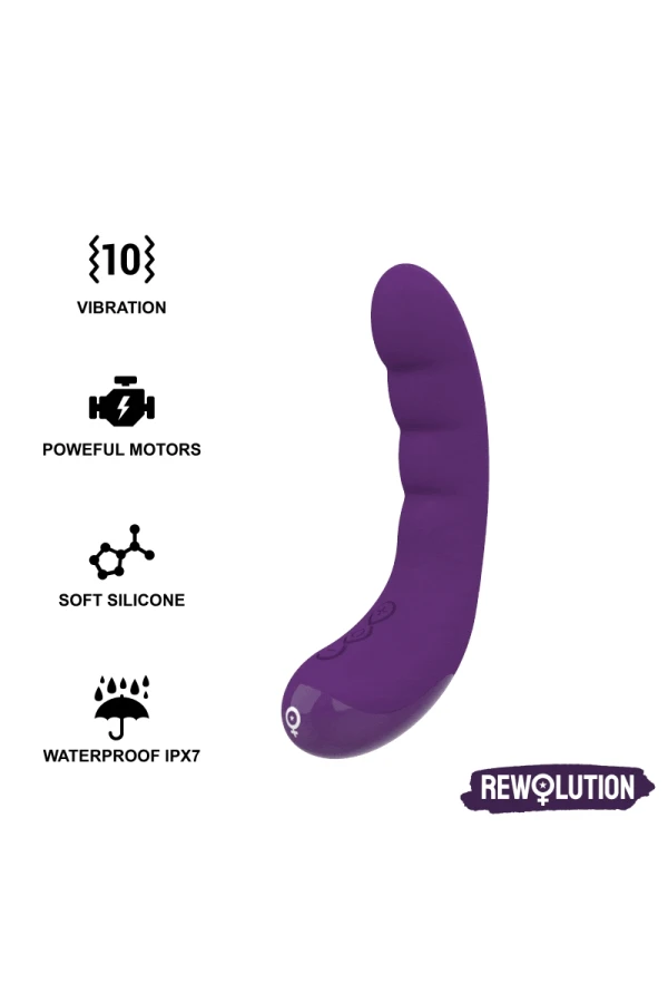 Rewocurvy wiederaufladbarer, flexibler Vibrator von Rewolution