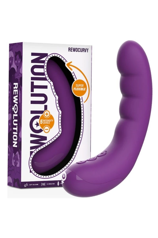 Rewocurvy wiederaufladbarer, flexibler Vibrator von Rewolution