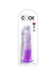 Clear Realistischer Penis 19.7 cm Lila von King Cock