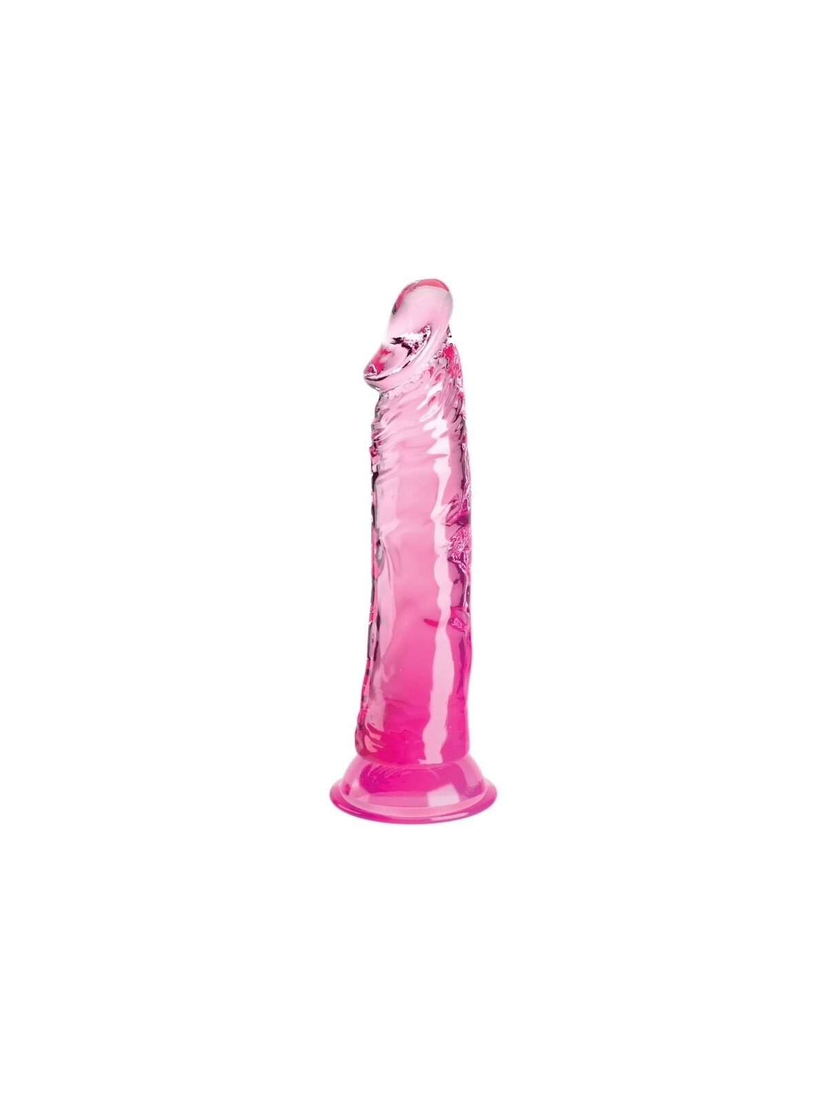 Clear Realistischer Penis 19.7 cm Rosa von King Cock