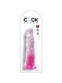 Clear Realistischer Penis 19.7 cm Rosa von King Cock