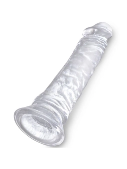 Klarer realistischer Dildo 19.7 cm Transparent von King Cock