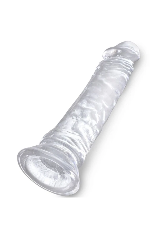 Klarer realistischer Dildo 19.7 cm Transparent von King Cock