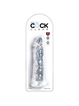 Klarer realistischer Dildo 19.7 cm Transparent von King Cock