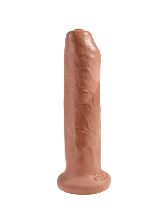 Ungeschnittener Realistischer Penis 17.8 cm Karamell von King Cock