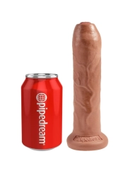 Ungeschnittener Realistischer Penis 17.8 cm Karamell von King Cock