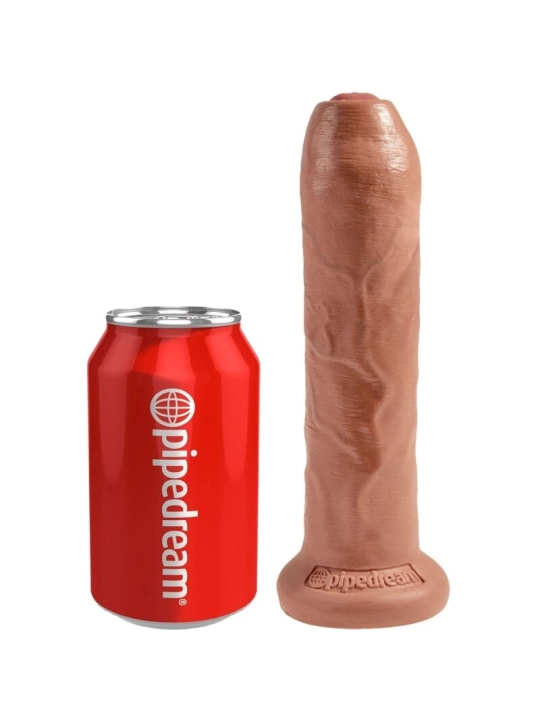 Ungeschnittener Realistischer Penis 17.8 cm Karamell von King Cock