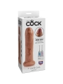 Ungeschnittener Realistischer Penis 17.8 cm Karamell von King Cock