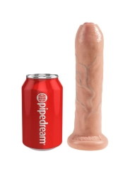 Realistischer Dildo Ungeschnittenes Fleisch 21 cm von King Cock