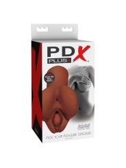 Whlen Sie Ihren Genuss Doppelbraunen Masturbator von Pdx Plus+