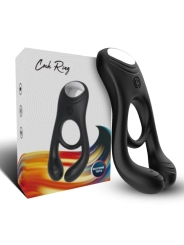 Veyron Doppelvibrator-Ringspielzeug für Paare Schwarz von Armony For Him