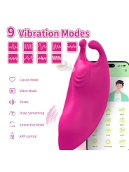 Honeybee Tragbares Höschennvibrator G-Spot Fuchsia -KOSTENLOSE App von Armony Wearables