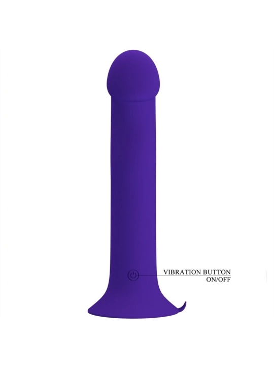 Murray Youth Vibrierender Dildo & Wiederaufladbarer Violett von Pretty Love Led