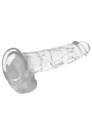 Klarer Dildo mit Eier 22 cm -O- 4.6 cm von X Ray