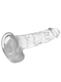 Klarer Dildo mit Eier 22 cm -O- 4.6 cm von X Ray