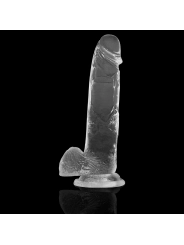 Klarer Dildo mit Eier 22 cm -O- 4.6 cm von X Ray