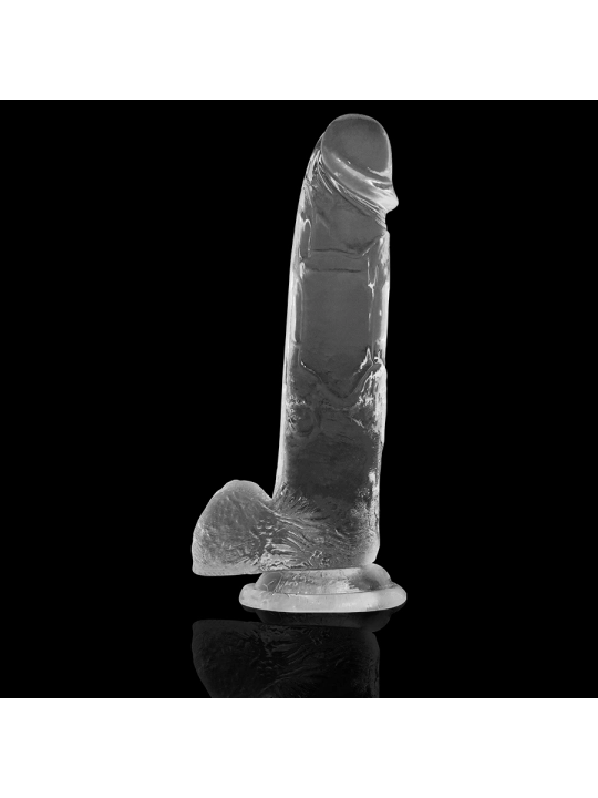 Klarer Dildo mit Eier 22 cm -O- 4.6 cm von X Ray