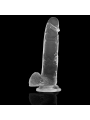 Klarer Dildo mit Eier 22 cm -O- 4.6 cm von X Ray