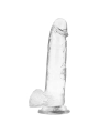 Klarer Dildo mit Eier 22 cm -O- 4.6 cm von X Ray