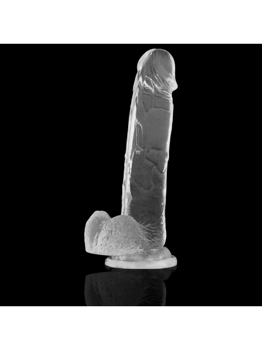 Klarer Dildo mit Eier 22 cm -O- 4.6 cm von X Ray