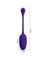 Knucker Purple Wiederaufladbares Vibrations-Ei von Pretty Love Flirtation