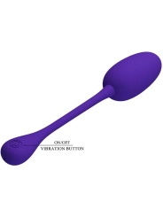 Knucker Purple Wiederaufladbares Vibrations-Ei von Pretty Love Flirtation