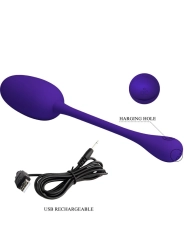 Knucker Purple Wiederaufladbares Vibrations-Ei von Pretty Love Flirtation