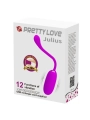 Julius Wasserdichtes, Wiederaufladbares Vibrationsei Lila von Pretty Love Smart