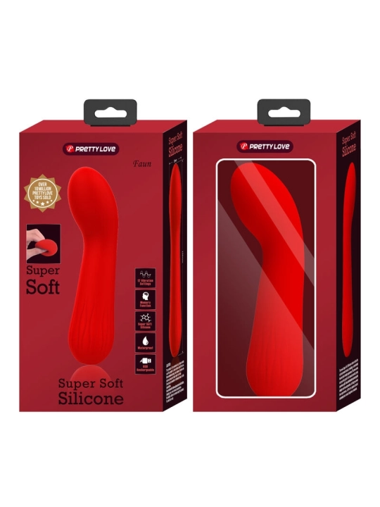 Faun Wiederaufladbarer Vibrator Rot von Pretty Love Smart