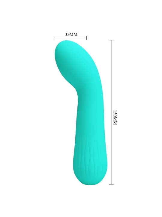 Faun Wiederaufladbarer Vibrator Aquagrün von Pretty Love Smart