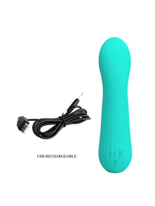 Faun Wiederaufladbarer Vibrator Aquagrün von Pretty Love Smart