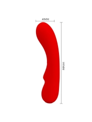 Prescott Wiederaufladbarer Vibrator Rot von Pretty Love Smart