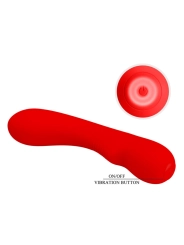 Prescott Wiederaufladbarer Vibrator Rot von Pretty Love Smart